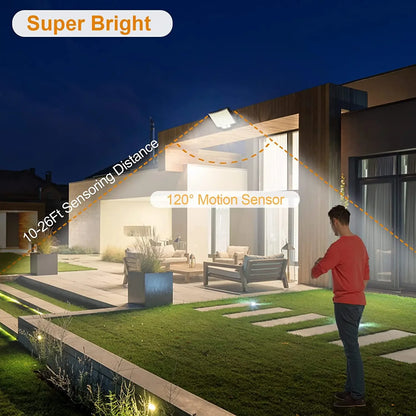Solar Powered LED Wall Lights with Human Body Sensor - Smarsty