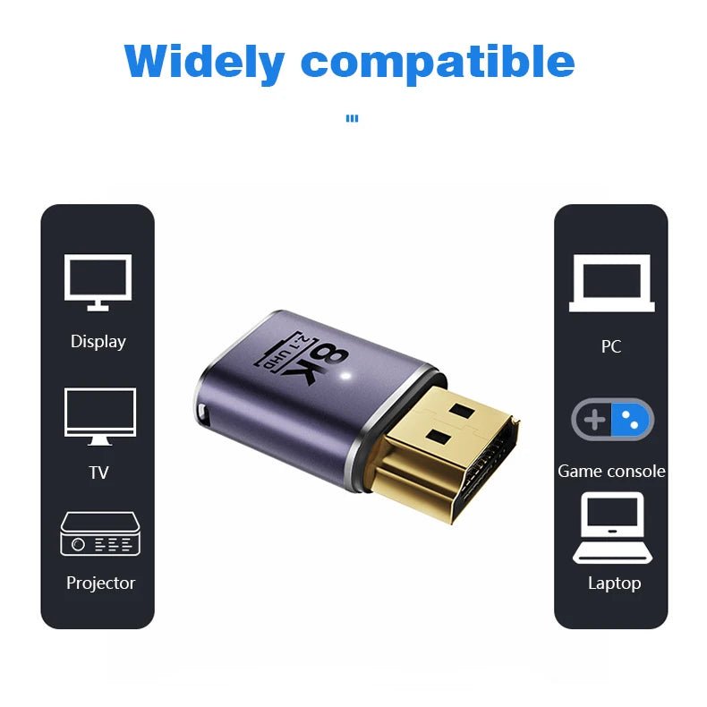UGOURD HDMI 2.1 Cable Adapter for 8K 60Hz Support - Smarsty