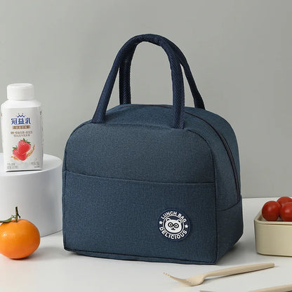 Insulated Portable Lunch Bag For Women Office Tote Compact - Smarsty