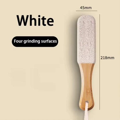 Natural Wooden Callus Remover Foot Scrubber for Smooth Feet - Smarsty
