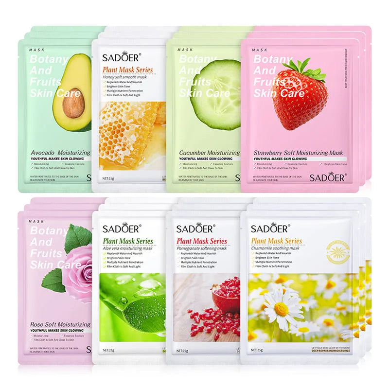 Natural Plant Face Masks for Deep Hydration and Firming - Smarsty