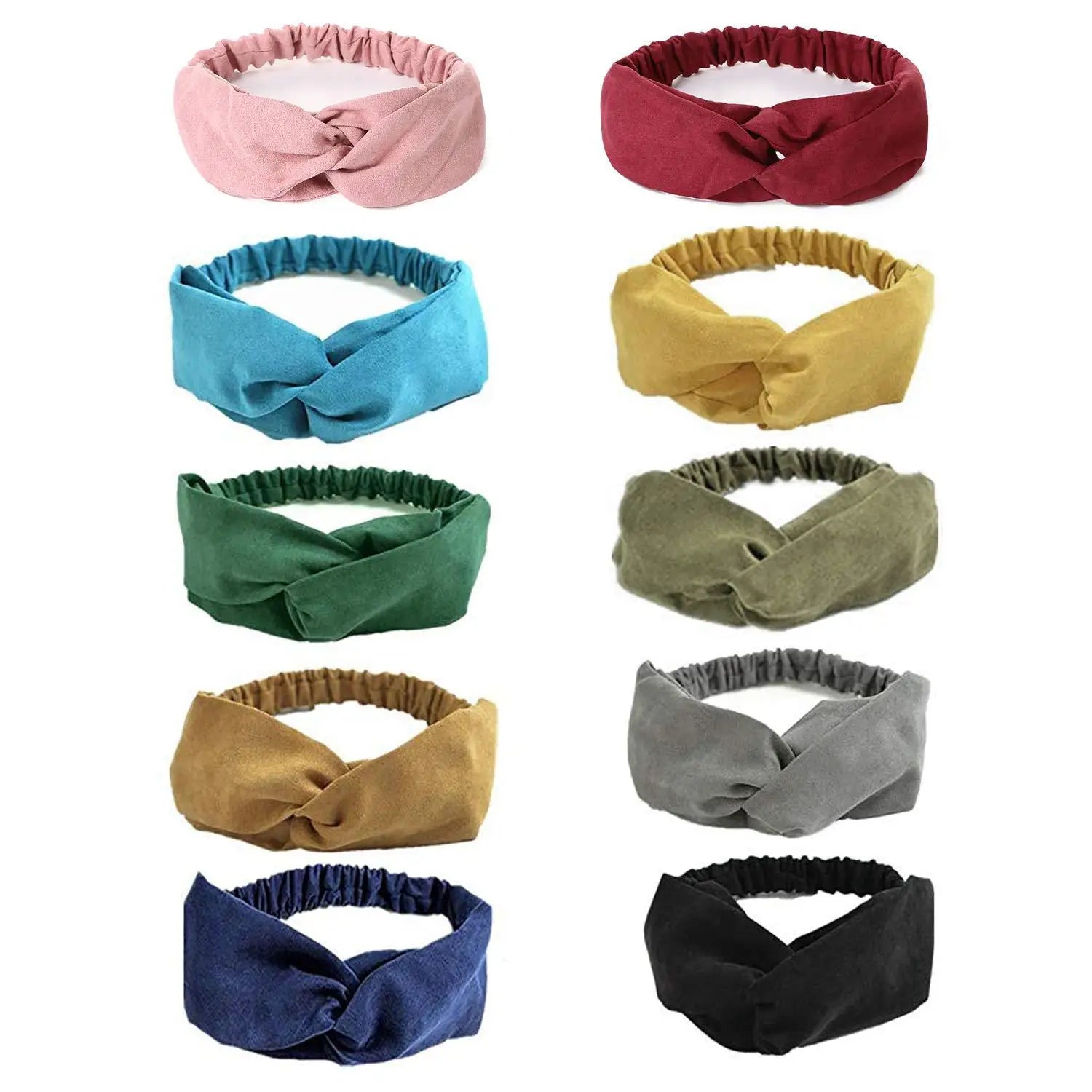 2024 New Design Fashion Women Summer Style Headbands Bohemian Girl Cross Turban Bandage Bandanas Hairbands Hair Accessories - Smarsty