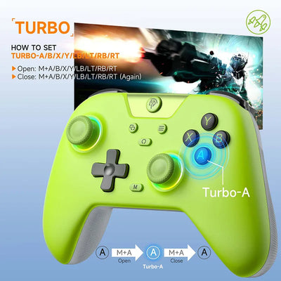 EasySMX X05 Wireless Gaming Controller with RGB Lights - Smarsty