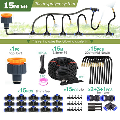 DIY Misting Cooling System for Garden Irrigation - Smarsty