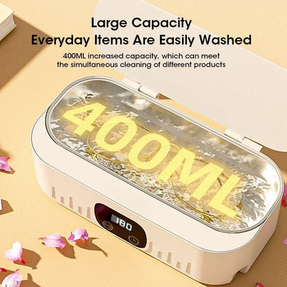 Ultrasonic Cleaning Machine 400ml for Jewelry and Makeup Brushes - Smarsty