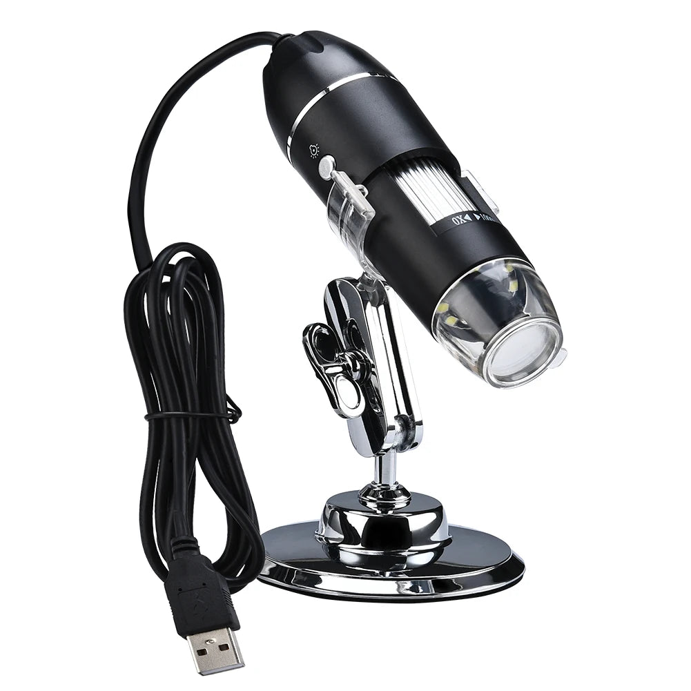 1600X Portable USB Electronic Digital Microscope Handheld Magnifier Microscope Supports for WIN10/8/7/XP  System