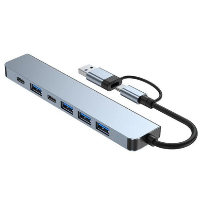 Premium USB C Hub 7 In 1 Multiport Adapter MacBookPro