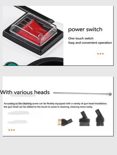 Kitchen oil stains Steam Cleaner High Temperature Disinfection Air Conditioning Kitchen Range Hood Machines cleaning machine