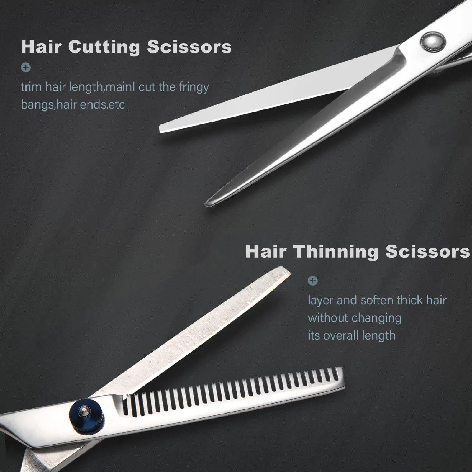 Professional Hair Scissors Set for Effortless Cutting - Smarsty