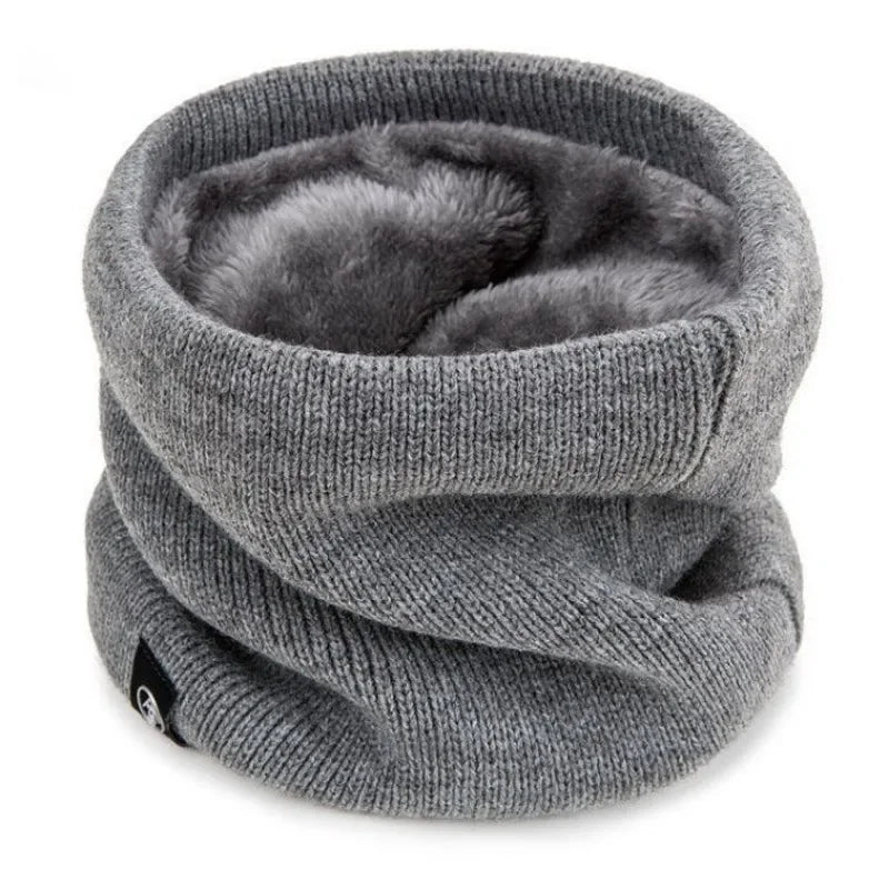 Knitted Neck Warmer Sports Scarf Fashion Soft Women Men Face Cover Winter Skating Running Hiking Scarves Thick Cold-proof Collar - Smarsty