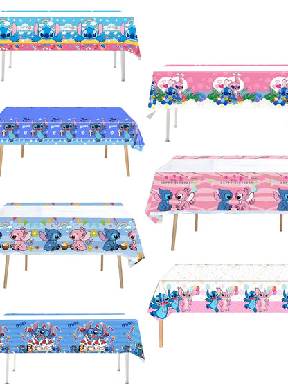 Disney Stitch Party Tablecloth for Kids Birthday Celebrations - Smarsty
