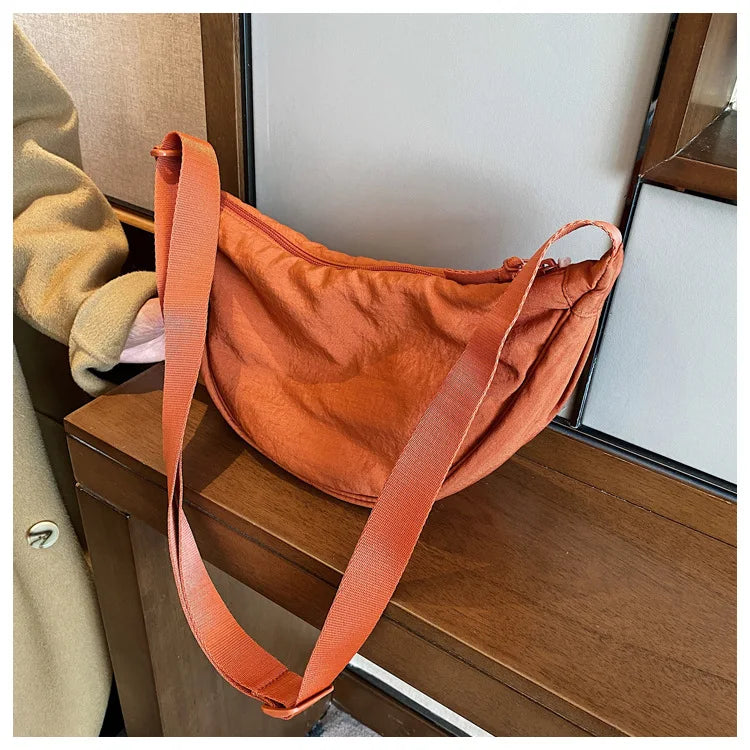 Casual Nylon Crossbody Bag for Women Large Capacity - Smarsty