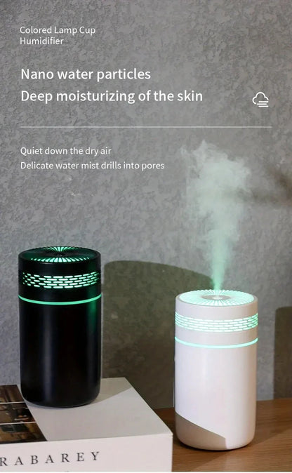 Portable USB Car Air Humidifier with LED Light - Smarsty