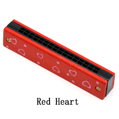 Children Wooden Harmonica Musical Instrument Toys Music Teaching Aids Puzzle Early Education Kindergarten Beginners TMZ - Smarsty