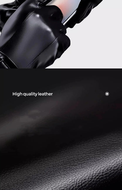 Men's Waterproof Winter Cycling Gloves Warm Cold Protection - Smarsty