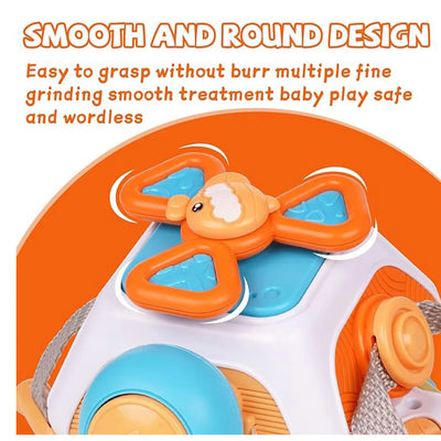 Montessori Sensory Toys Baby Busy Cube Activity Travel Toy Educational Learning Fidget Toys for Fine Motor Skills Children Gift - Smarsty