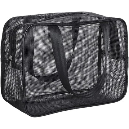 Mesh Shower Caddy Tote Bag Cosmetic Organizer Spacious - Smarsty