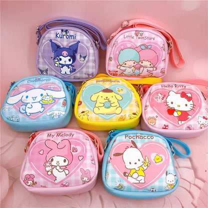 Hello Kitty Crossbody Bag For Girls Cute Cartoon Style - Smarsty