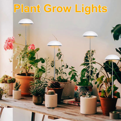 Full Spectrum Grow Lights with Auto On/Off Timer Plant Growing Lamp Height Adjustable for Plants Flowers Greenhouse Hydroponic