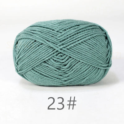 Soft Milk Cotton Yarn for Hand Knitting Projects - Smarsty