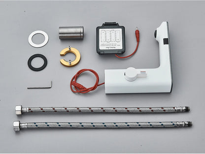 White Smart Sensor Basin Faucet with Digital Display - Smarsty