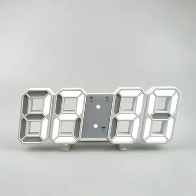 Digital Wall Clock with Alarm for Modern Home Decor - Smarsty