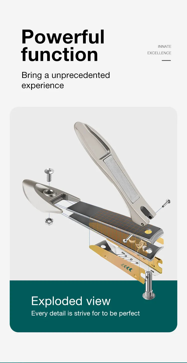 MR GREEN Anti Splash Stainless Steel Nail Clippers - Smarsty