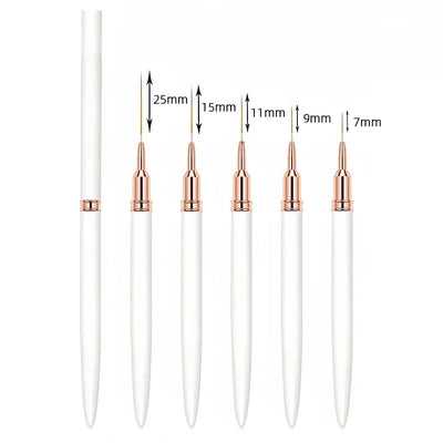 Professional Nail Art Liner Brushes Set for Precision Detailing - Smarsty