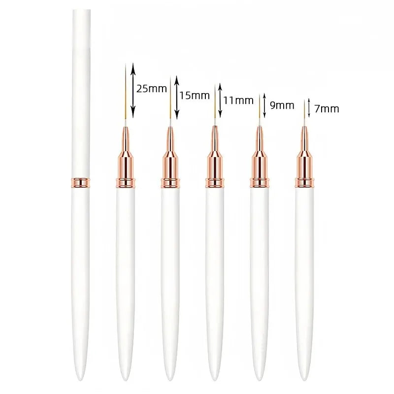 Professional Nail Art Liner Brushes Set for Precision Detailing - Smarsty