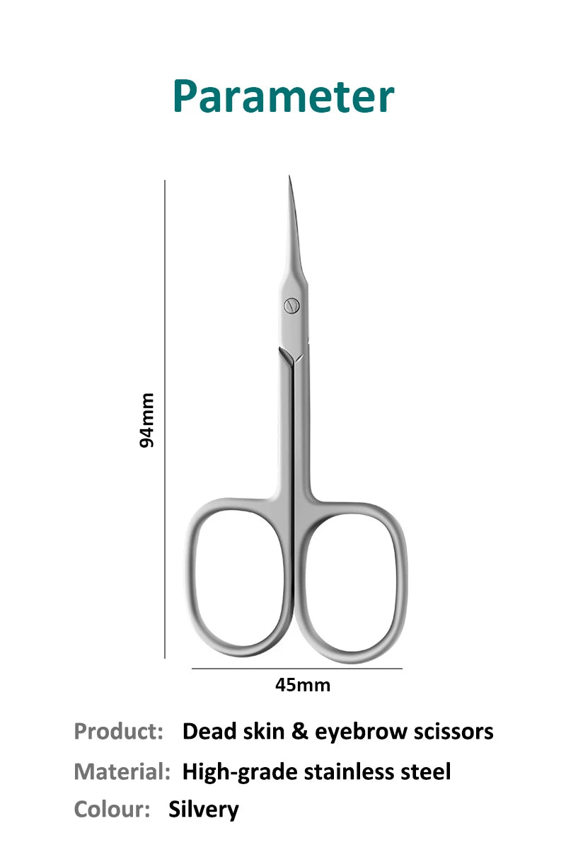 Stainless Steel Cuticle Scissors for Precise Trimming - Smarsty