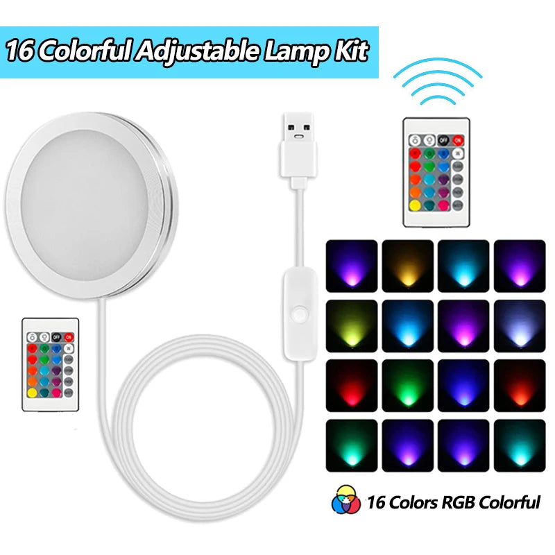 For Bambu Lab Led Lamp Kit Adjustable Light Kit Led Light Parts Hardware DIY Model white /cold/warm light Without Lamp shell 001 - Smarsty