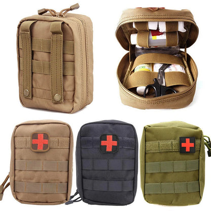 Survival Pouch Outdoor Medical Box Large Size SOS Bag/Package Tactical First Aid Bag Medical Kit Bag Molle EMT Emergency by Smarsty