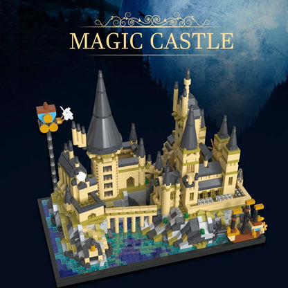 New Wizardry Castle Micro Building Blocks Sets Harry Potter Gothic Architecture DIY Model Kit for Kids & Adults Gifts 2700+pcs by Smarsty