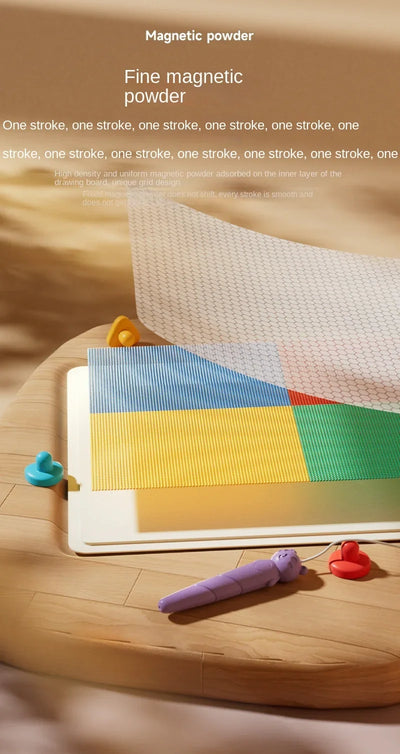 Children Cartoon Drawing Board Baby Puzzle Magnetic Writing Board Toy Graffiti Magnetic Drawing Board Montessori Toy for Kids - Smarsty