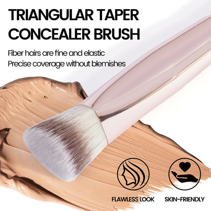 MAANGE Triangle Under Eye Concealer Brush for Flawless Blending - Smarsty