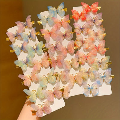 Cute Butterfly Hairpins for Girls with No-Hurt Design - Smarsty