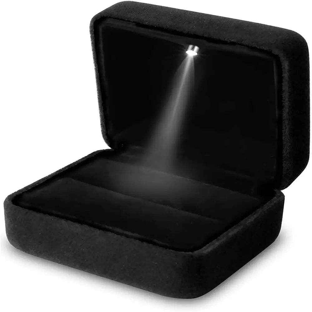 Luxury LED Jewelry Ring Box for Engagement and Wedding - Smarsty