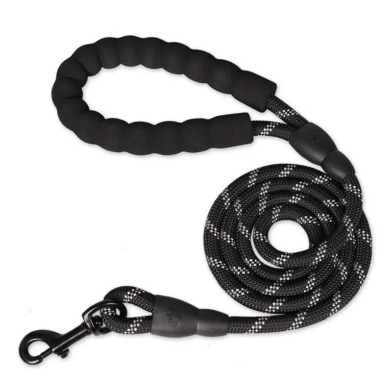 Reflective Dog Leash With Padded Handle For Safety - Smarsty