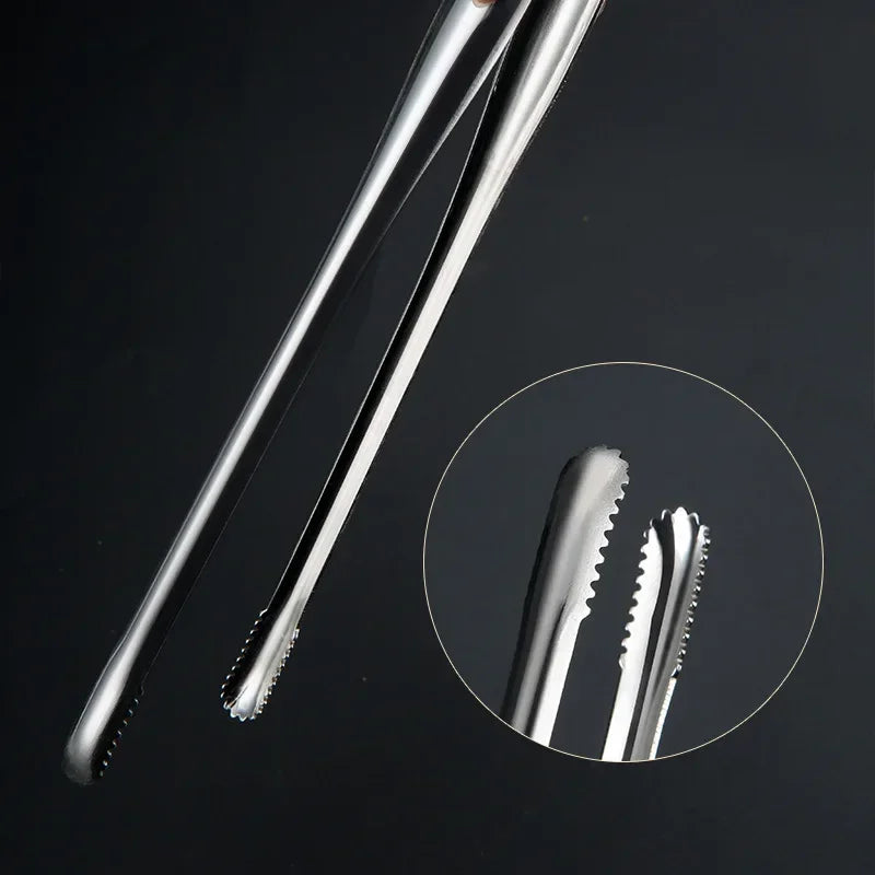 Stainless Steel Grill Tongs with Non-Slip Grip - Smarsty
