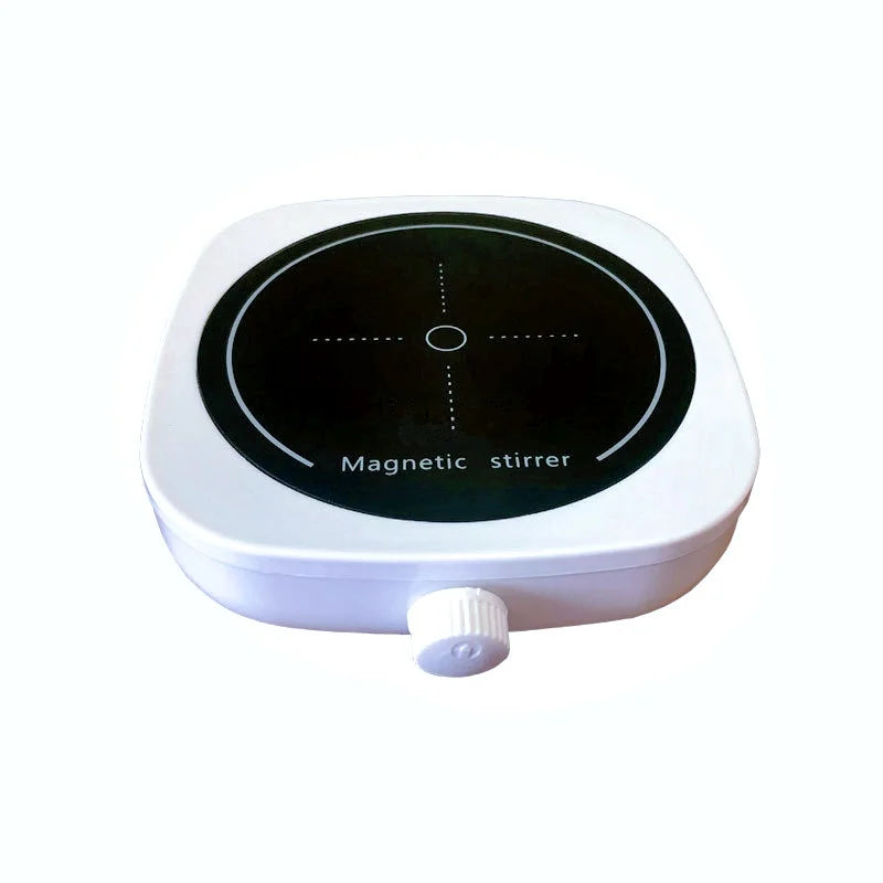 Magnetic stirrer, kitchen liquid mixing mini laboratory stirrer, portable stirring rod stirring plate 4000RPM, 1L capacity