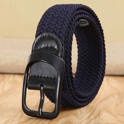 Elastic Stretch Canvas Belt for Men and Women Comfortable Fit - Smarsty