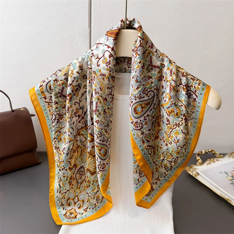 Luxury Silk Horse Print Scarf for Women - Smarsty