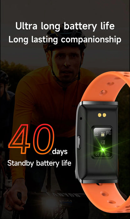 Men's Waterproof Smartwatch with Heart Rate Monitor - Smarsty