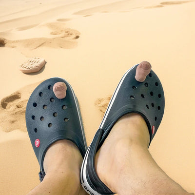 1pc Simulation Toe Shoe Decoration for Slippers Beach Shoes DIY Shoe Accessories Creative Cute Funny Removable - Smarsty