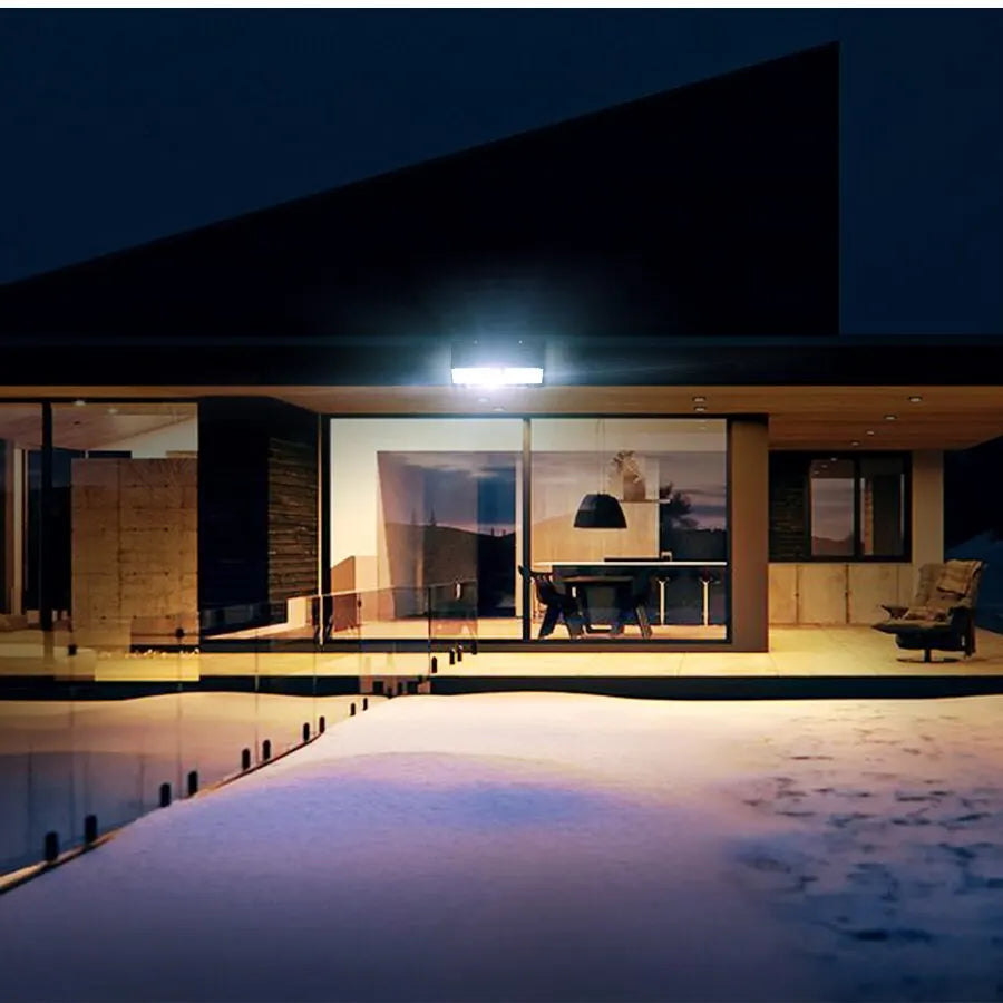 190LED Solar Motion Sensor Wall Lamp for Outdoor Safety - Smarsty