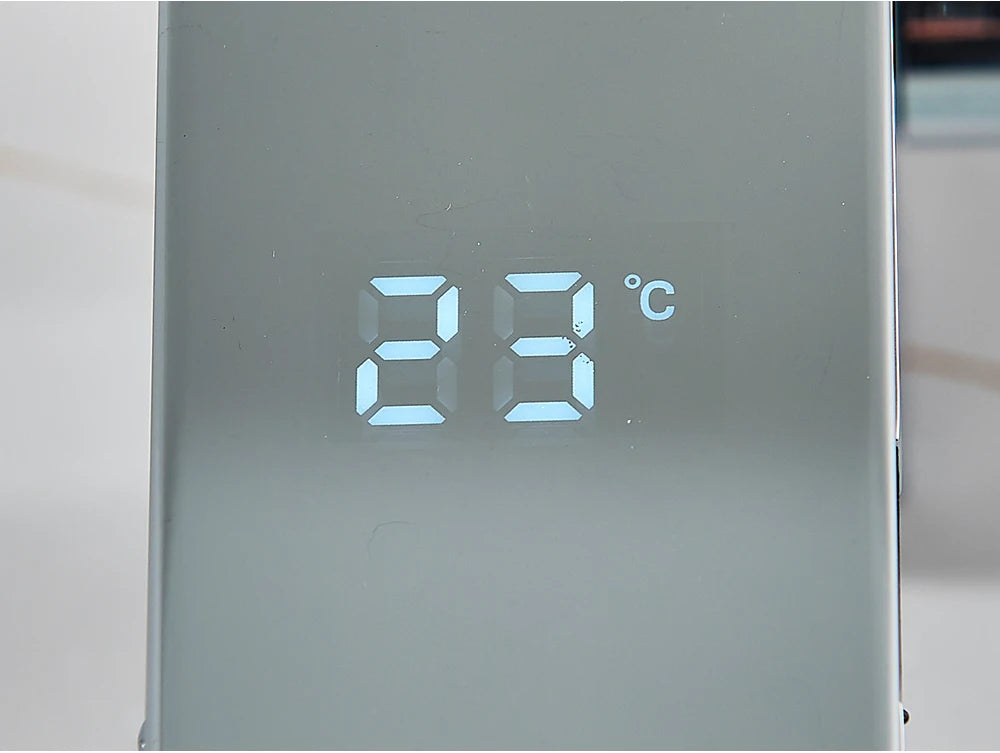 White Smart Sensor Basin Faucet with Digital Display - Smarsty