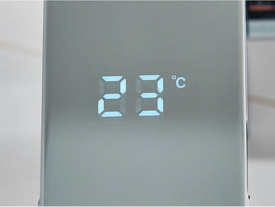 White Smart Sensor Basin Faucet with Digital Display - Smarsty