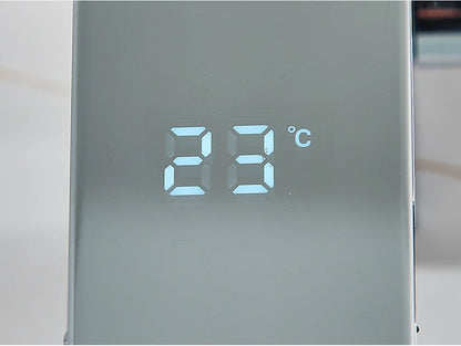 White Smart Sensor Basin Faucet with Digital Display - Smarsty