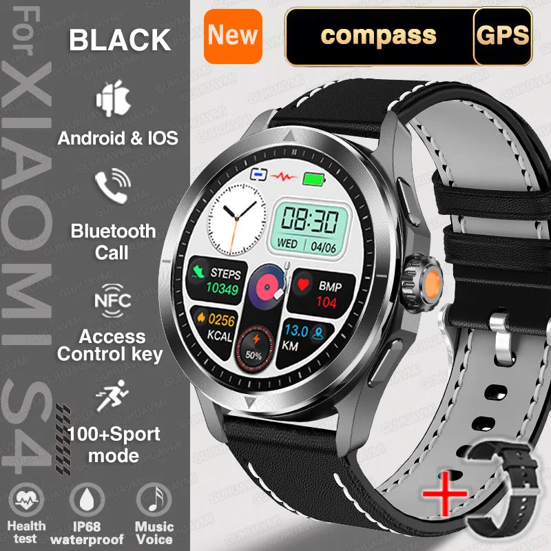 Xiaomi S4 Ultra Smart Watch with AMOLED Screen and GPS - Smarsty
