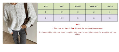 Hirsionsan Elegant Long Sleeve Sweater Women 2024 New Single-Breasted Female Casual Cardigan Soft Cashmere Knitted Outwear - Smarsty